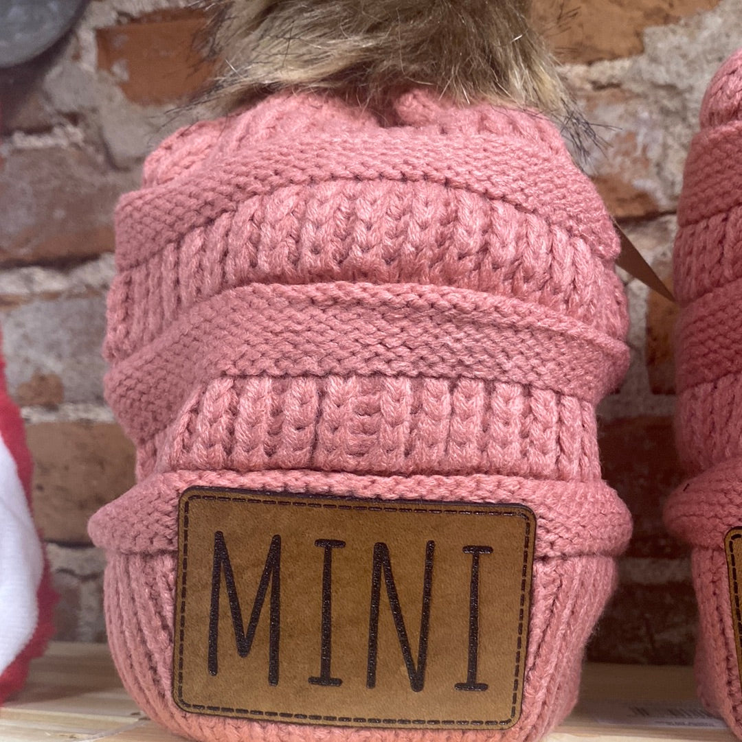 MINI Leather Patch Beanie