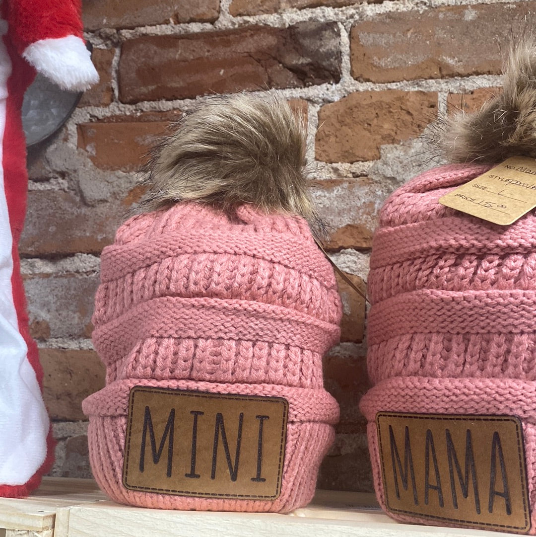 MINI Leather Patch Beanie