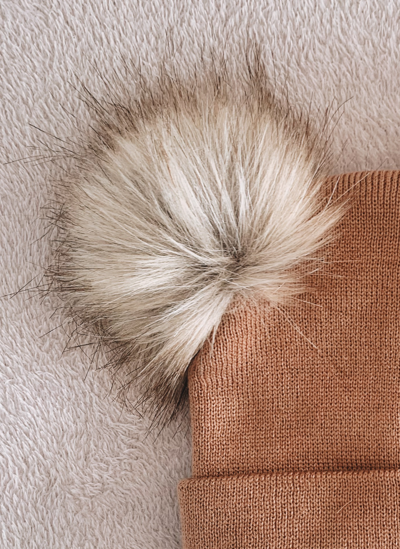Himmelberg Baby - Pom Pom Baby/Kid's Beanie Hat, Newborn to 8 Years, Unisex: 0 - 6 Months / Grey