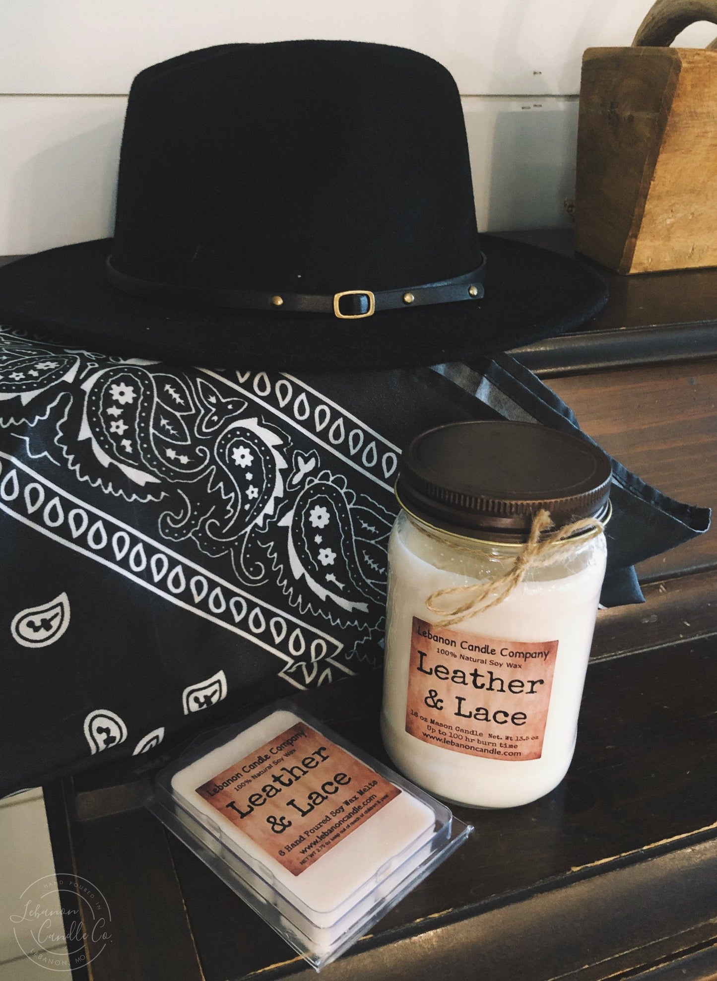 Lebanon Candle Company - Leather & Lace: Candles