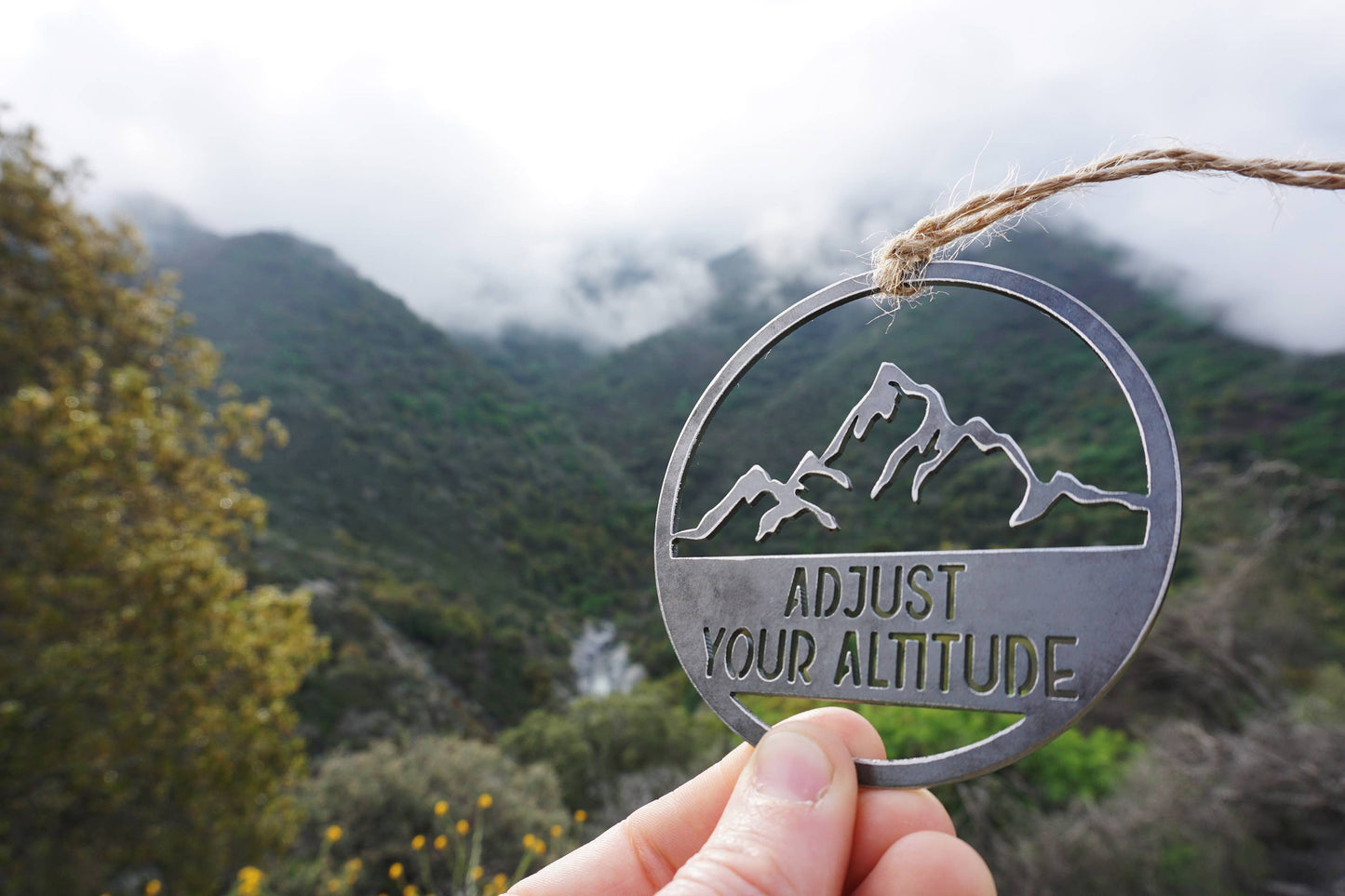 BE Creations & Designs, Inc. - Adjust Your Altitude Ornament Recycled Sustainable Steel