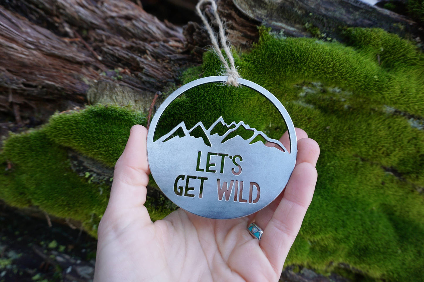 BE Creations & Designs, Inc. - Let's Get Wild Ornament Recycled Sustainable Steel