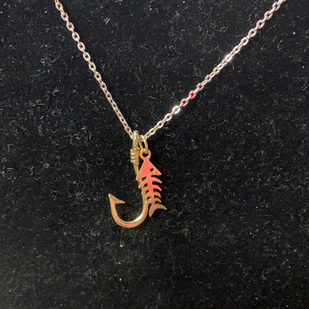Fish hook and Fish Pendant Back Country Trading Post