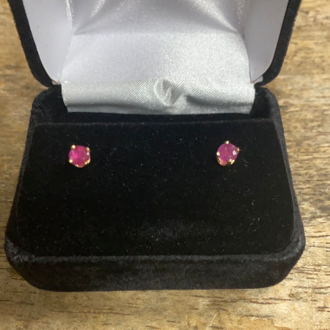 Ruby Earrings Back Country Trading Post