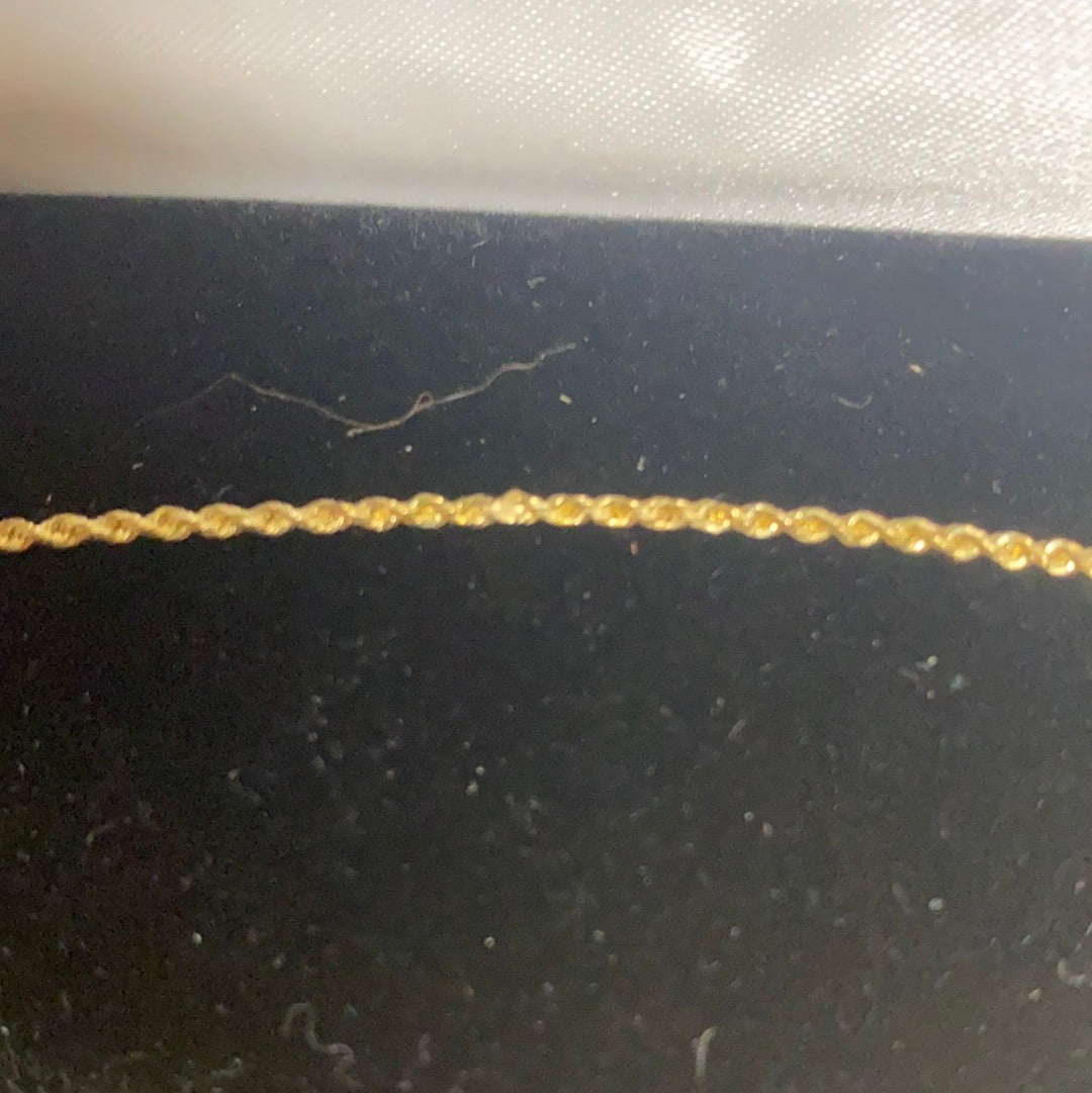 14kyg Rope Anklet Back Country Trading Post