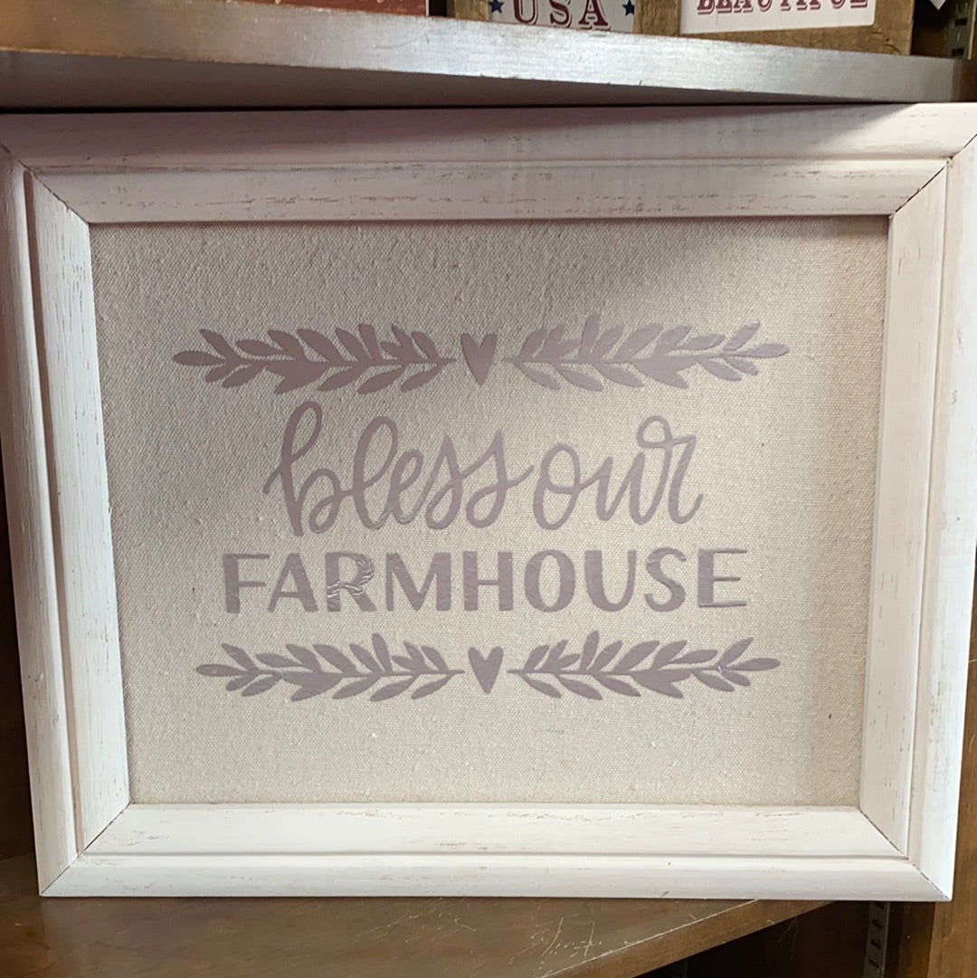 Bless our Farmhouse sign Back Country Trading Post