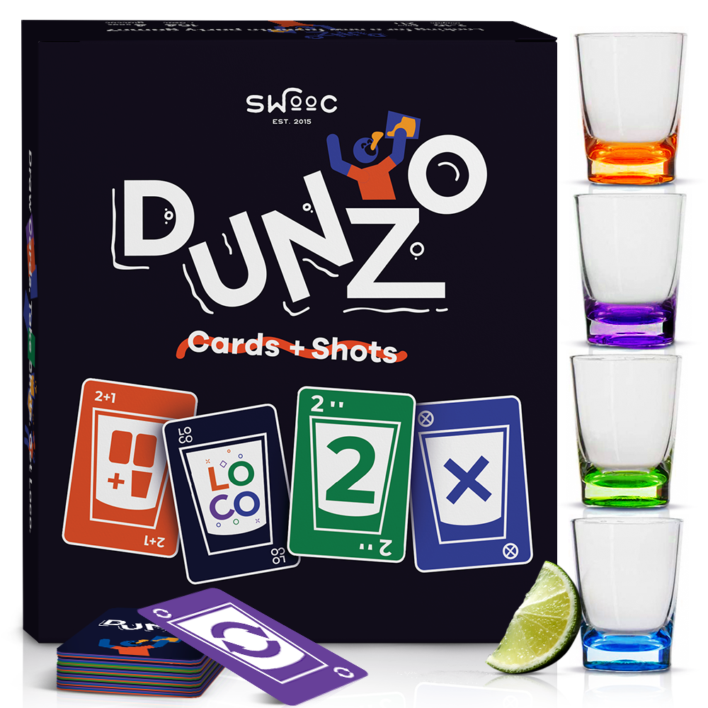 Swooc Games - DUNZO | Uno Inspired Drinking Game  Back Country Trading Post