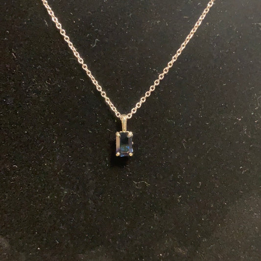 14kwg and Genuine Sapphire Necklace  Back Country Trading Post