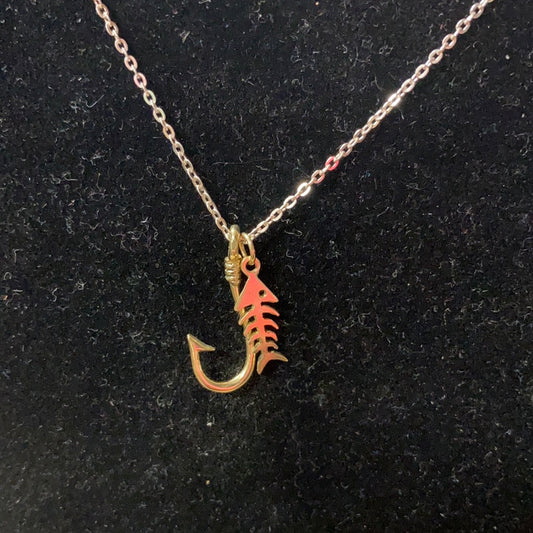 Fish hook and Fish Pendant  Back Country Trading Post