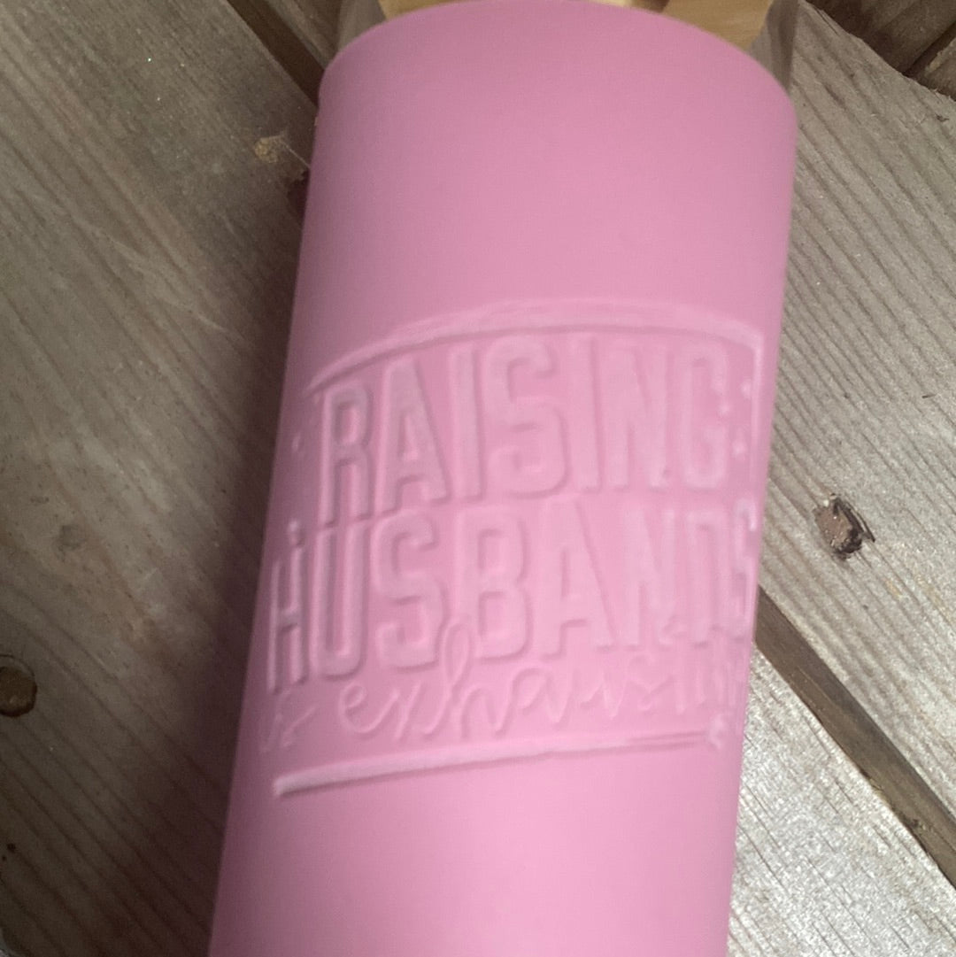 Raising Husbands Glass Tumbler