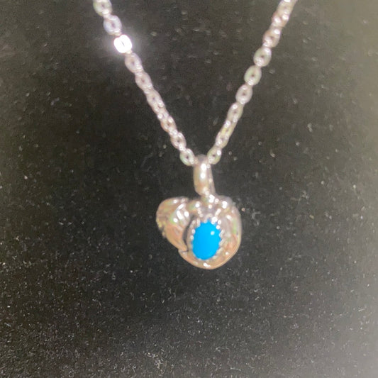 Sterling Silver and Turquoise pendant  Back Country Trading Post