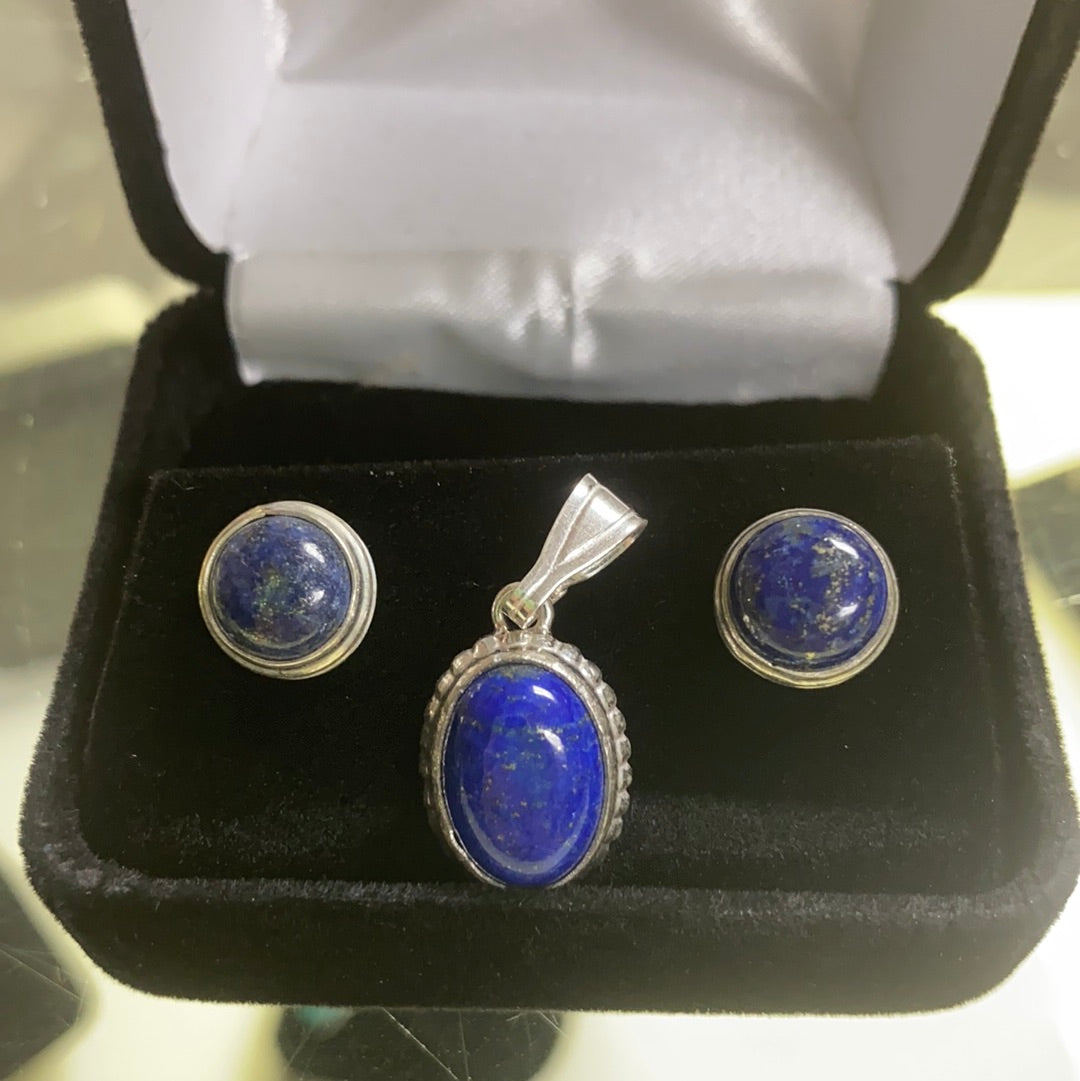 Sterling Silver and Lapis Lazuli pendant  Back Country Trading Post