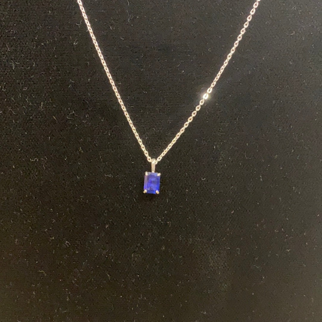 Sterling Silver and Sapphire Necklace  Back Country Trading Post