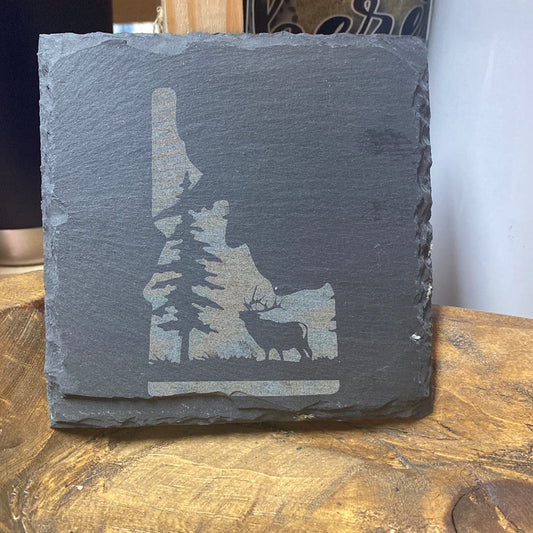 Idaho Elk Slate Coaster